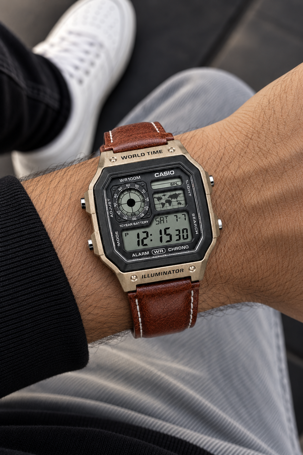 Casio AE 1200 leather