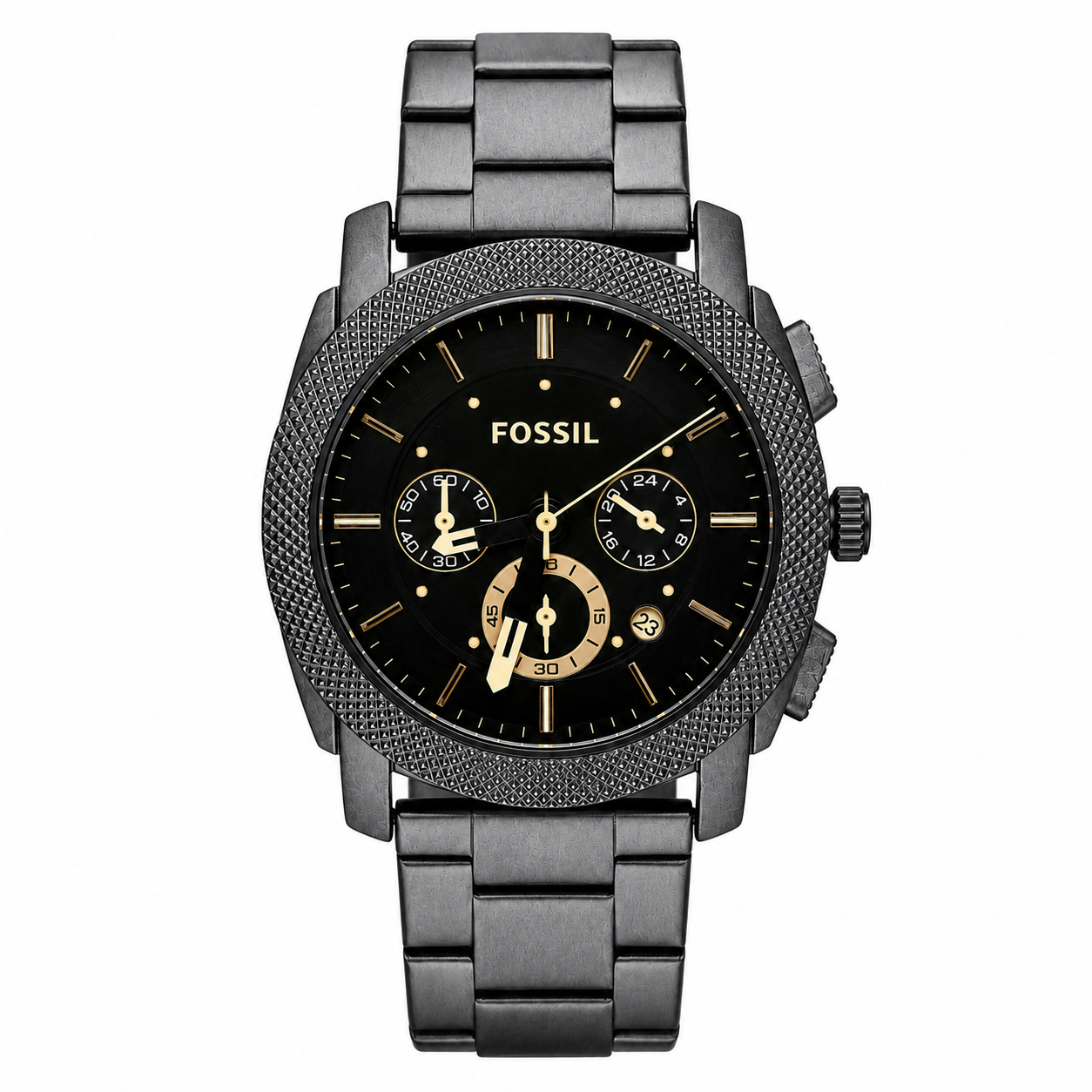 Fosssil Metal Chronograph Working Black