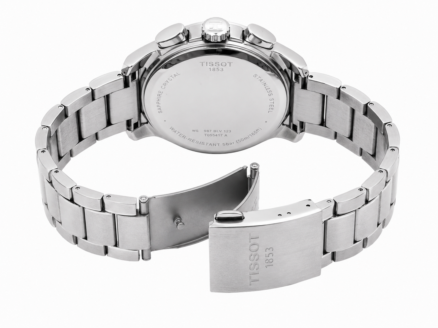 Tissot Metal Regular Chronograph Working Silver White Dial