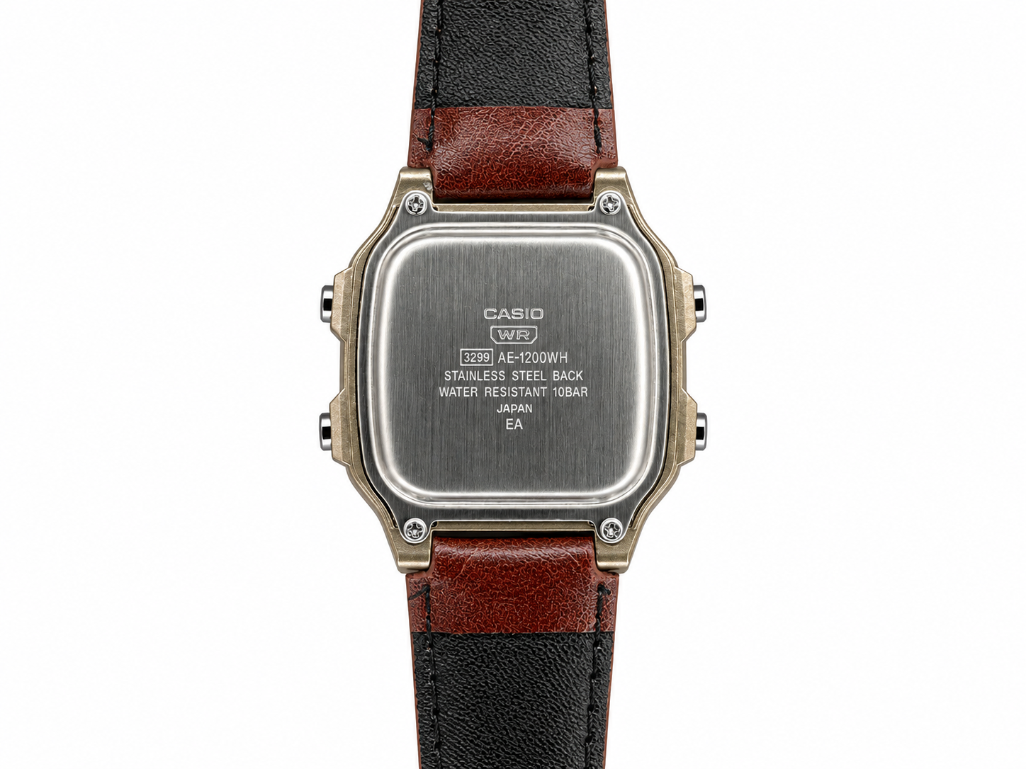 Casio AE 1200 leather Black Copper