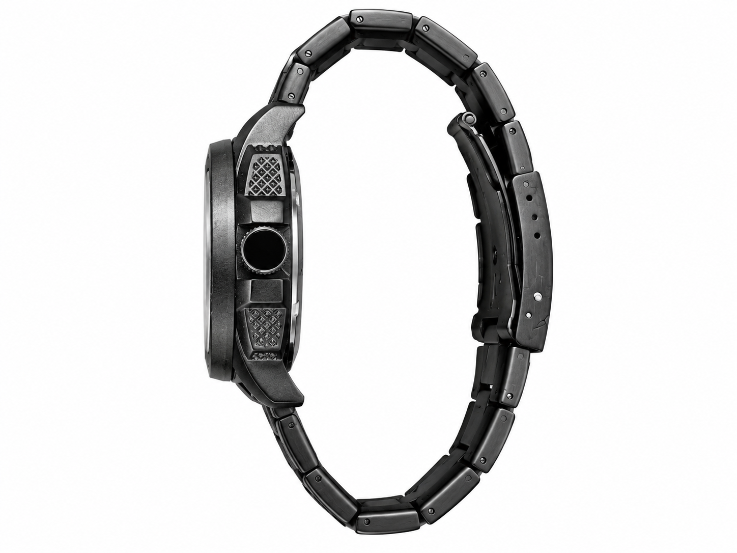 Fosssil Automatic Black Metal Silver Dial Shade