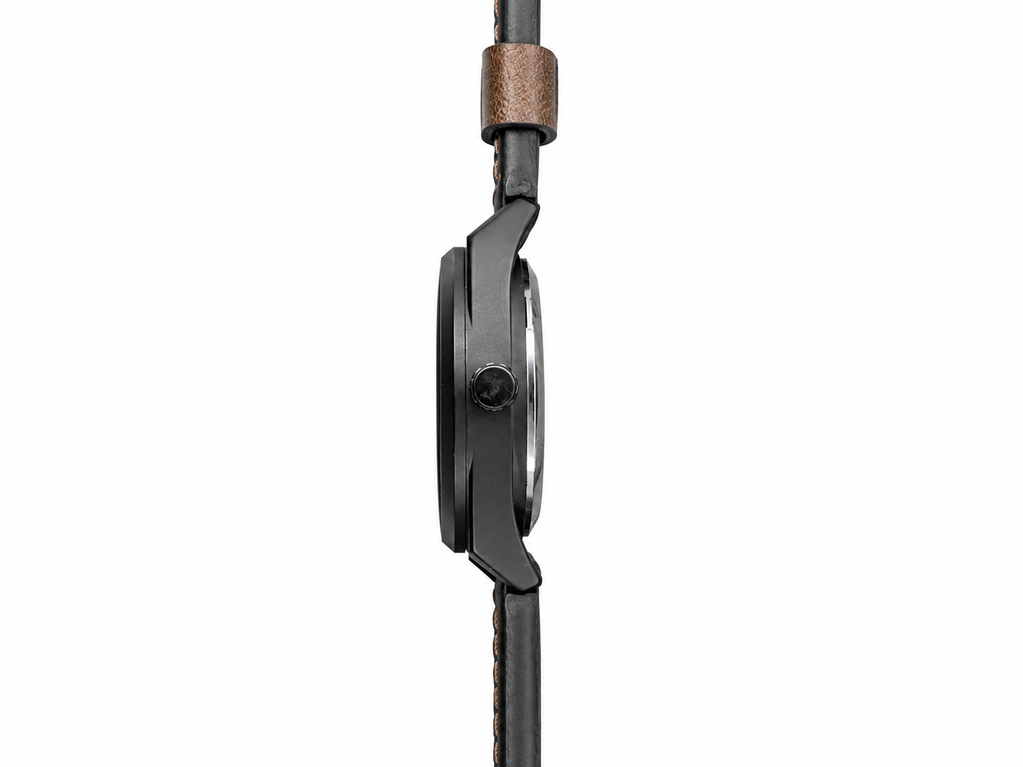 Fosssil Automatic Brown Leather Black Case