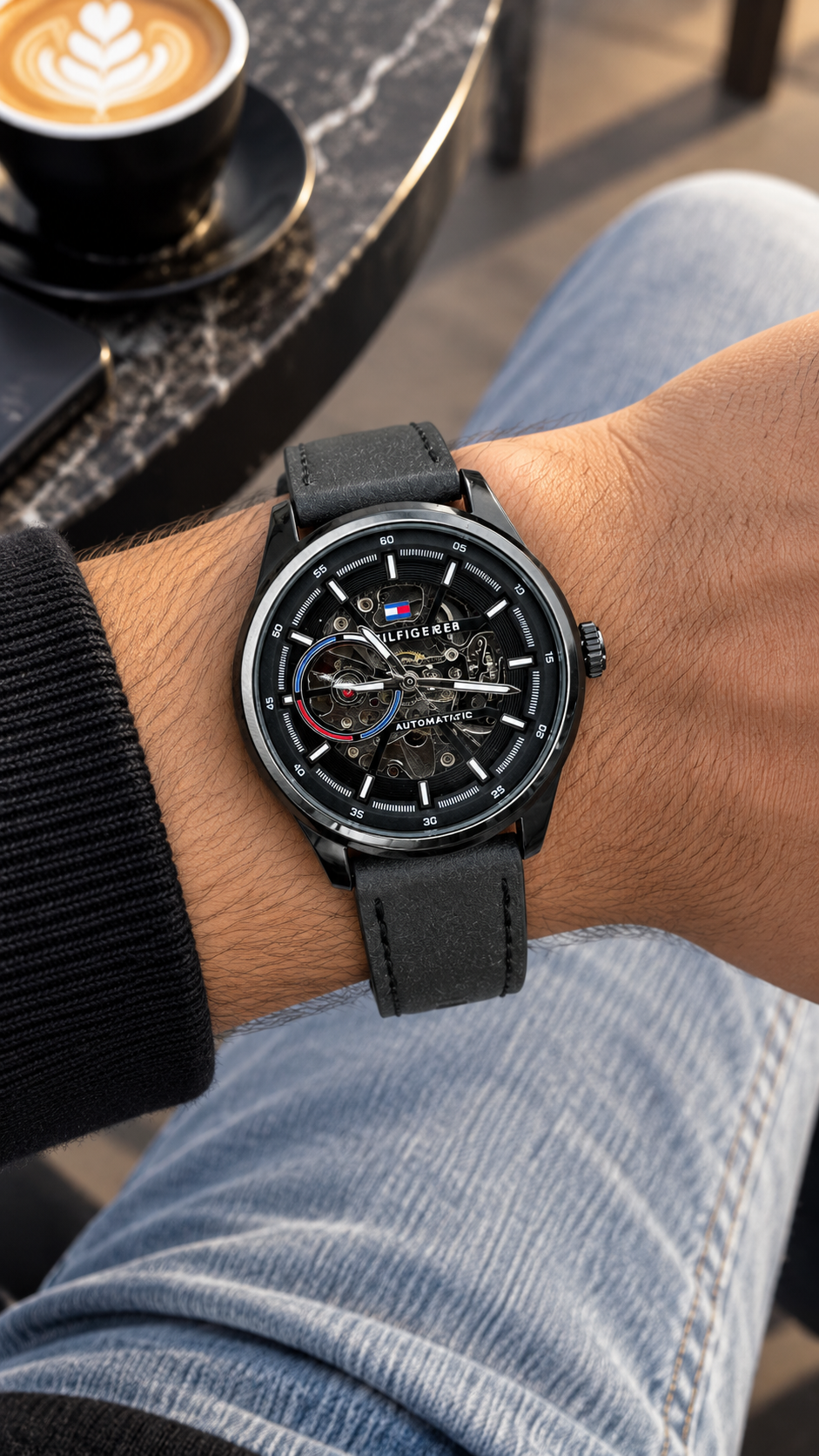 Tommy Hilfiger Automatic Leather