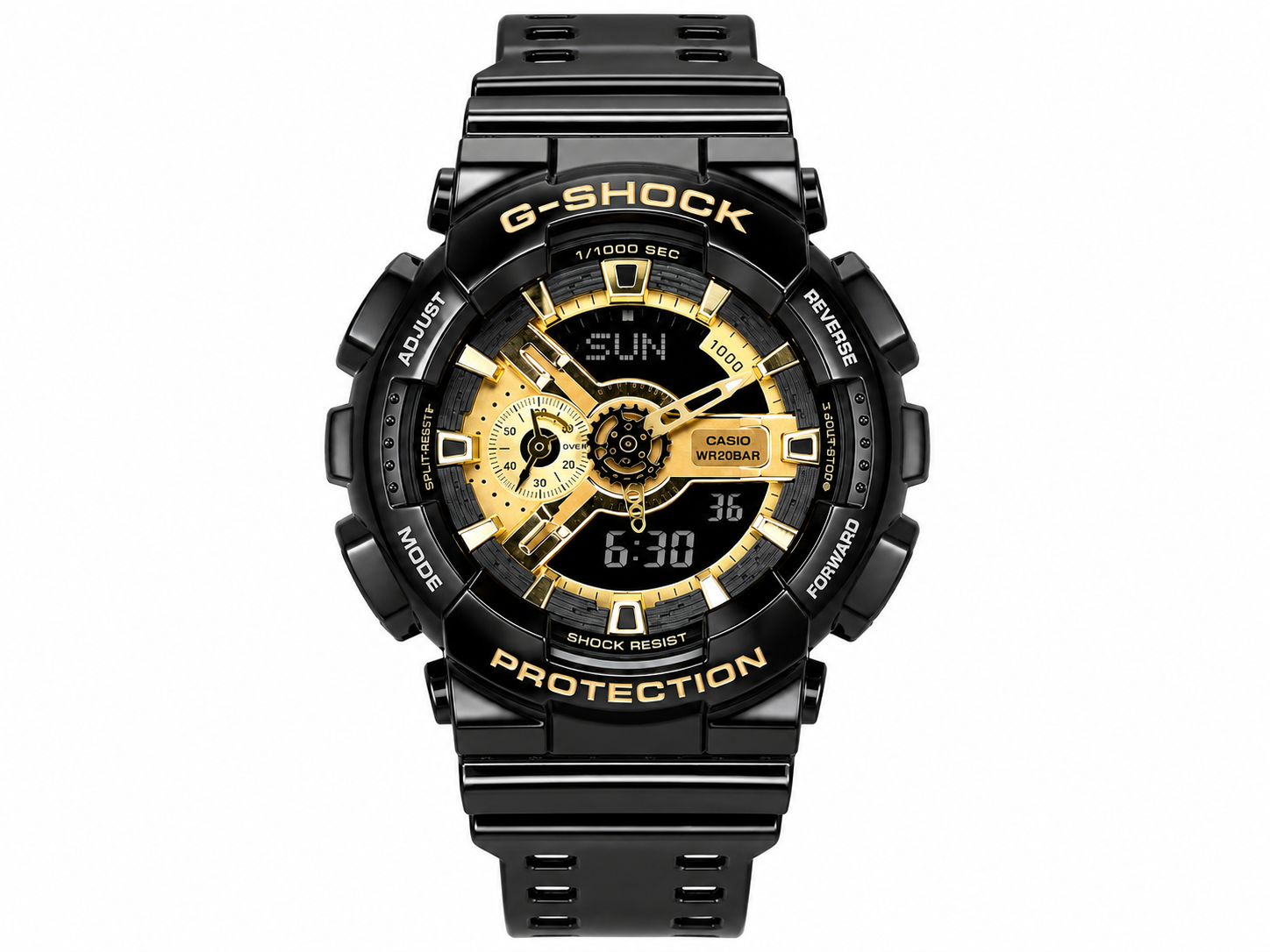 G-SHOCK BBGA-110 Black Gold Fiber Body
