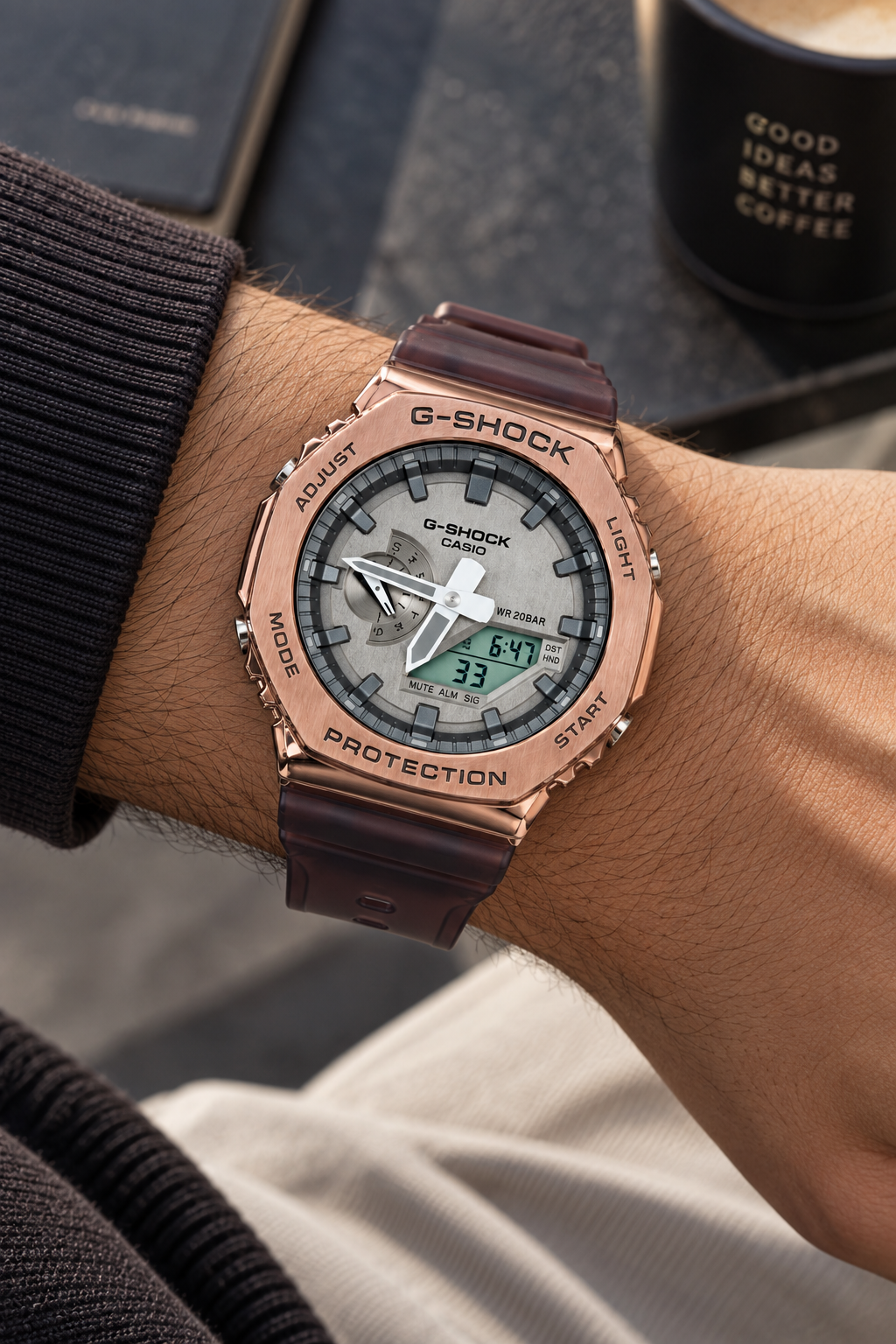 G-SHOCK BBGM-2100 Rose Gold Metal Body