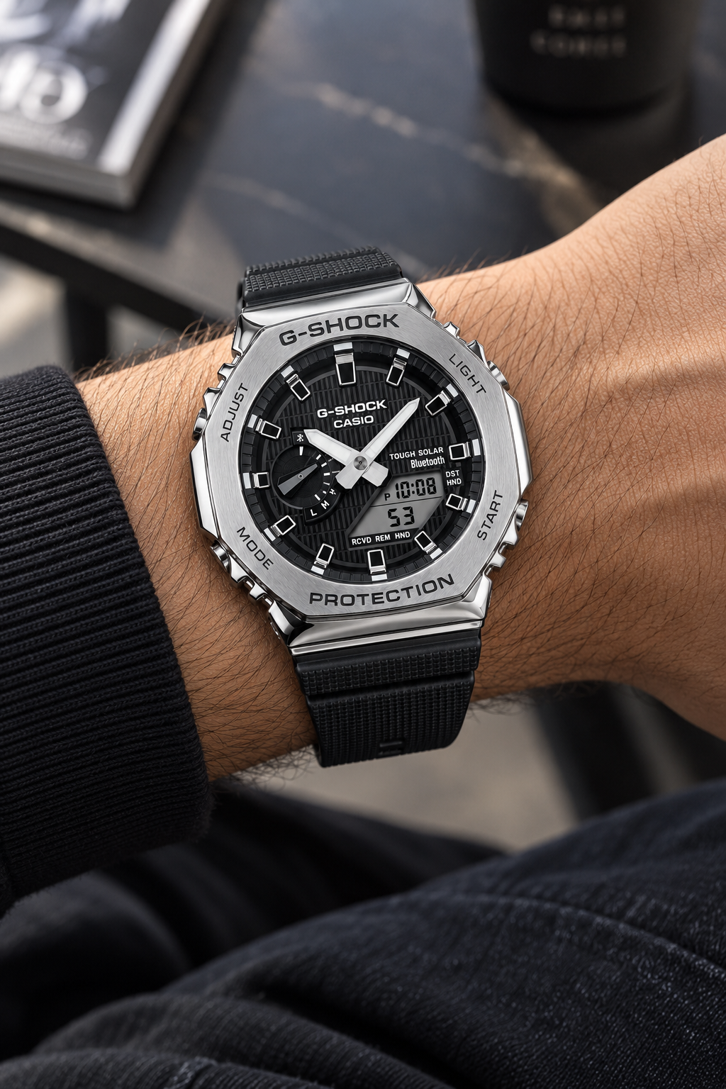 G-SHOCK BBGBM-2100 Silver Black Metal Body