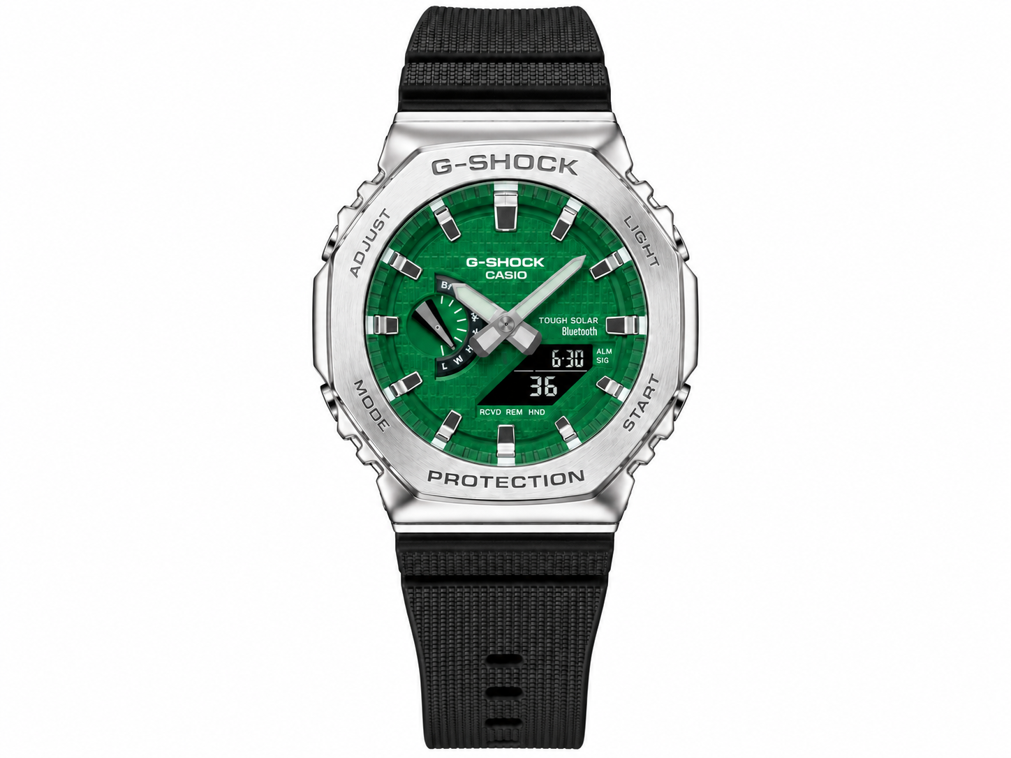 G-SHOCK BBGBM-2100 Silver Green Metal Body