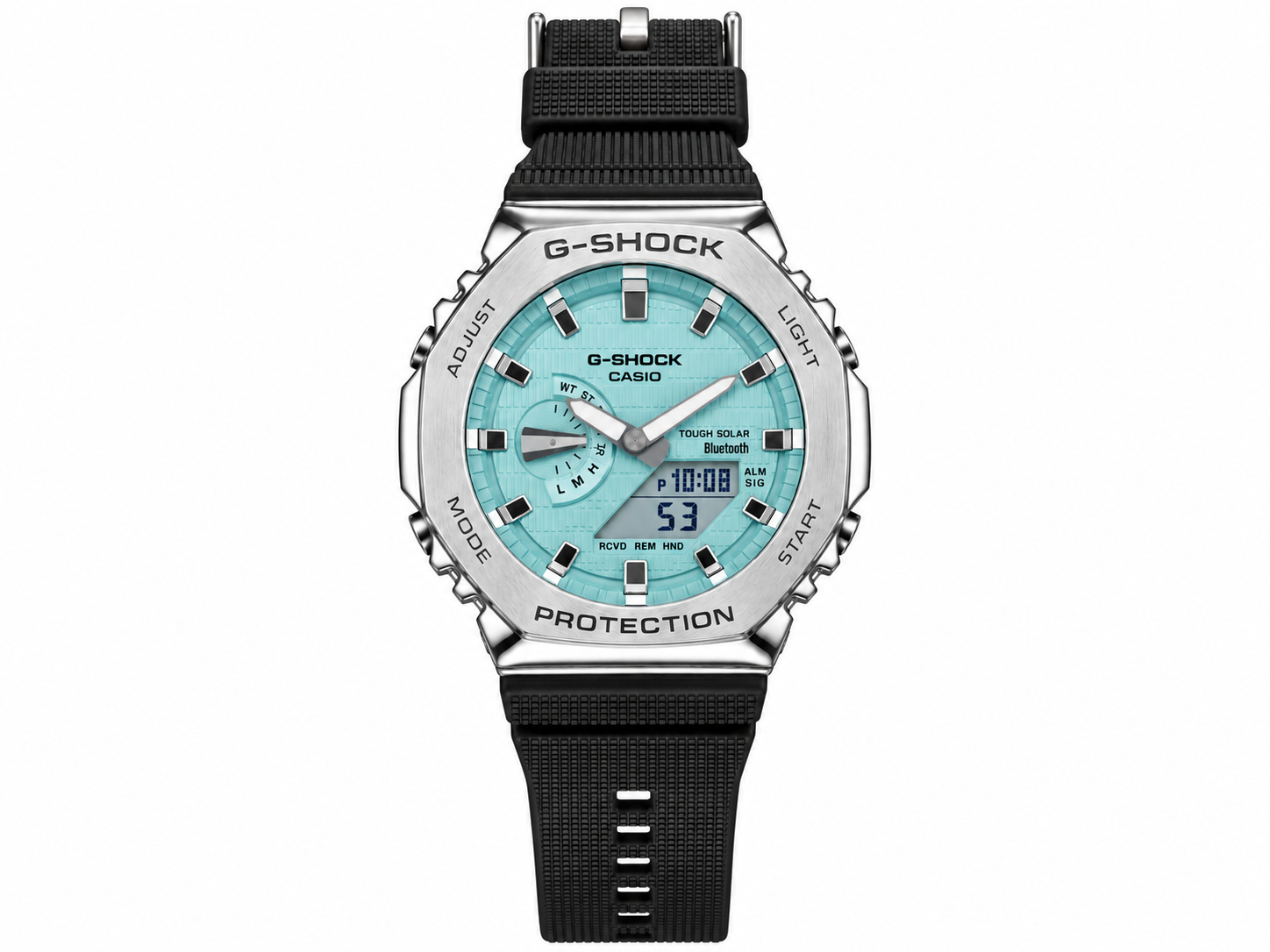G-SHOCK BBGBM-2100 Silver Tiffany Blue Metal Body