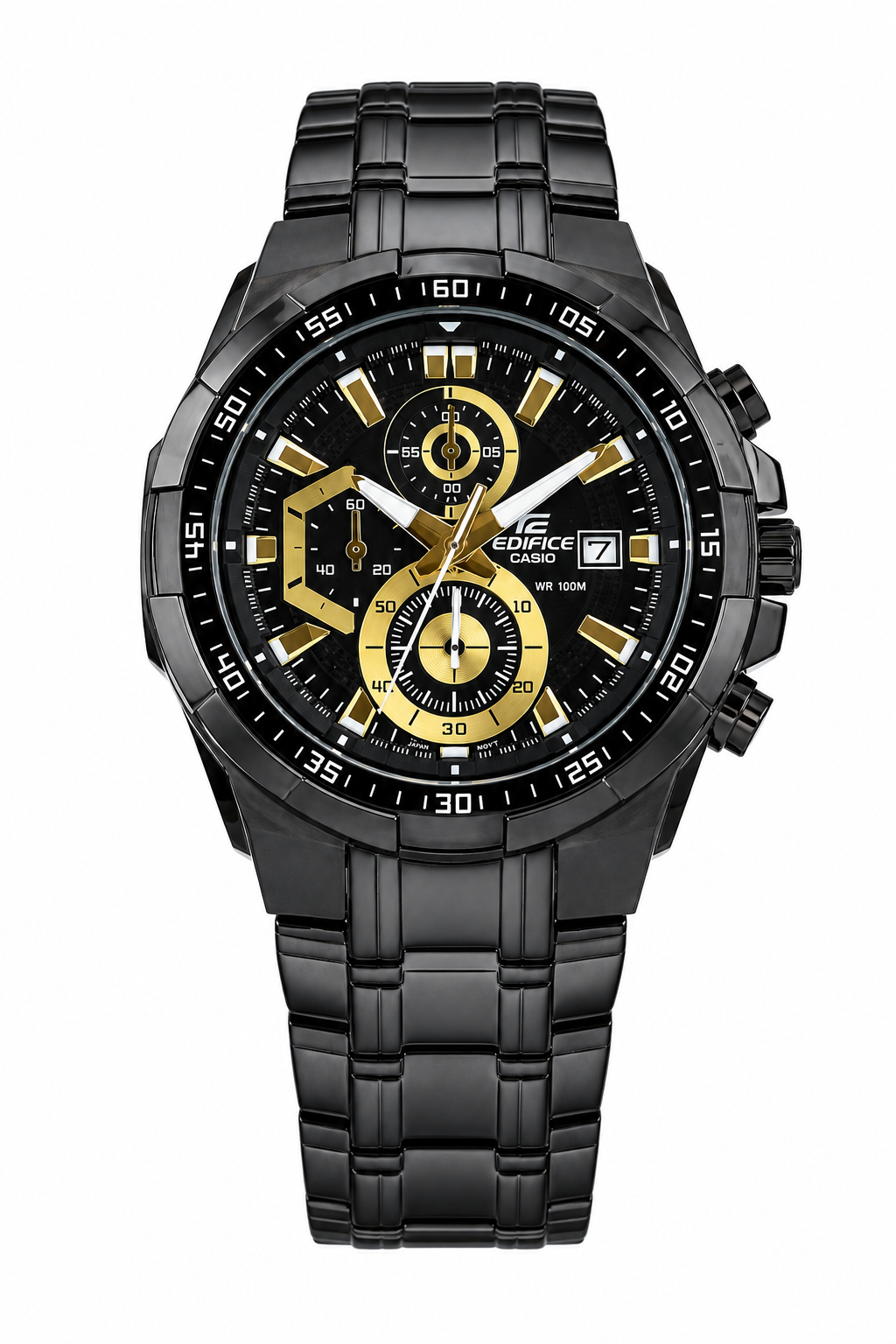 Edifice Chronograph Working Black Gold